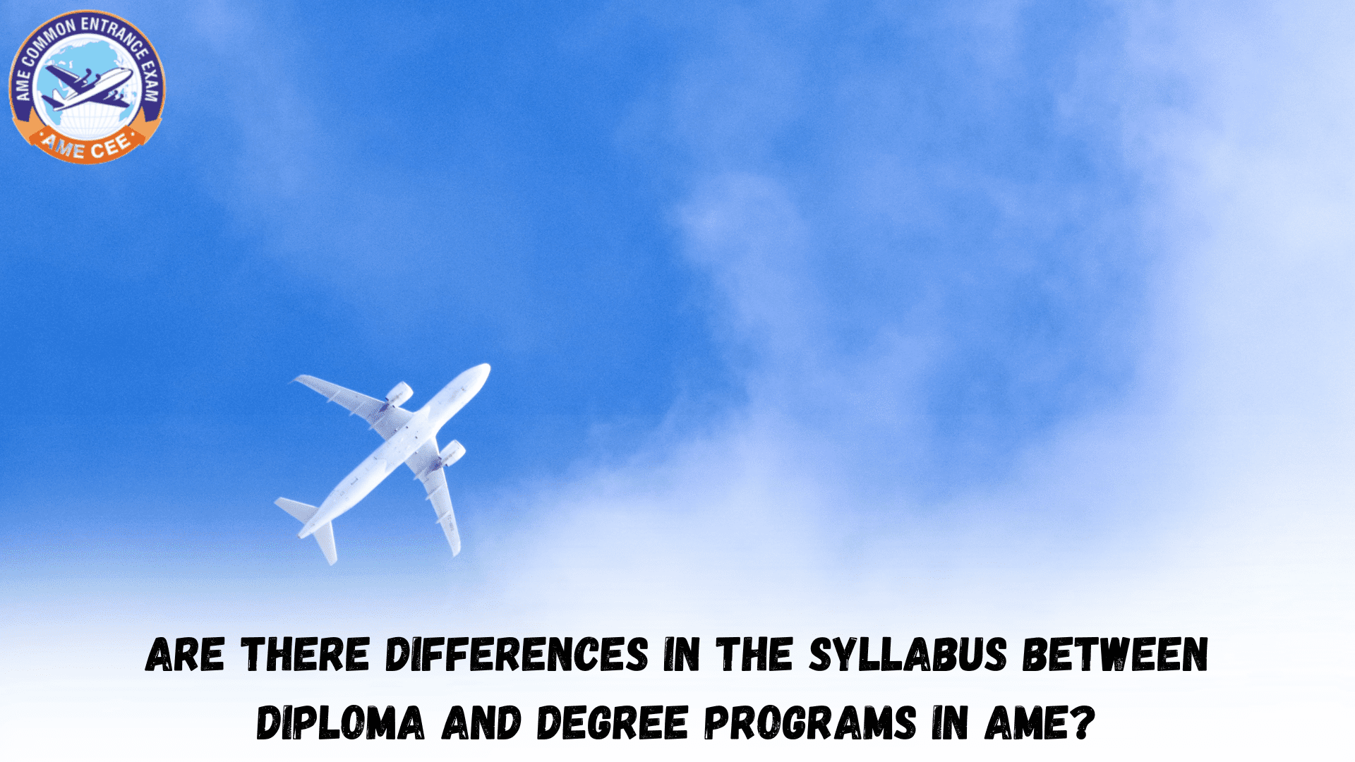 Are There Differences In The Syllabus Between Diploma And Degree Programs In Aircraft Maintenance Engineering (AME)?