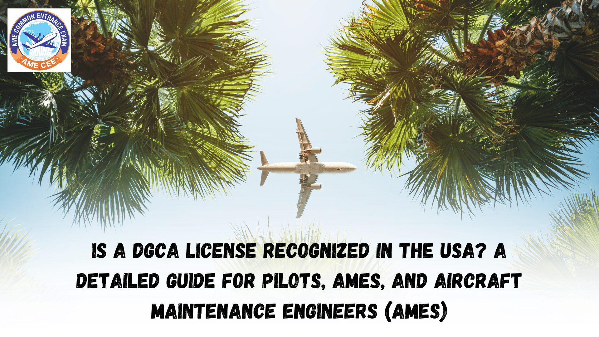 Is A DGCA License Recognized In The USA A Detailed Guide For Pilots, AMEs, And Aircraft Maintenance Engineers (AMEs)